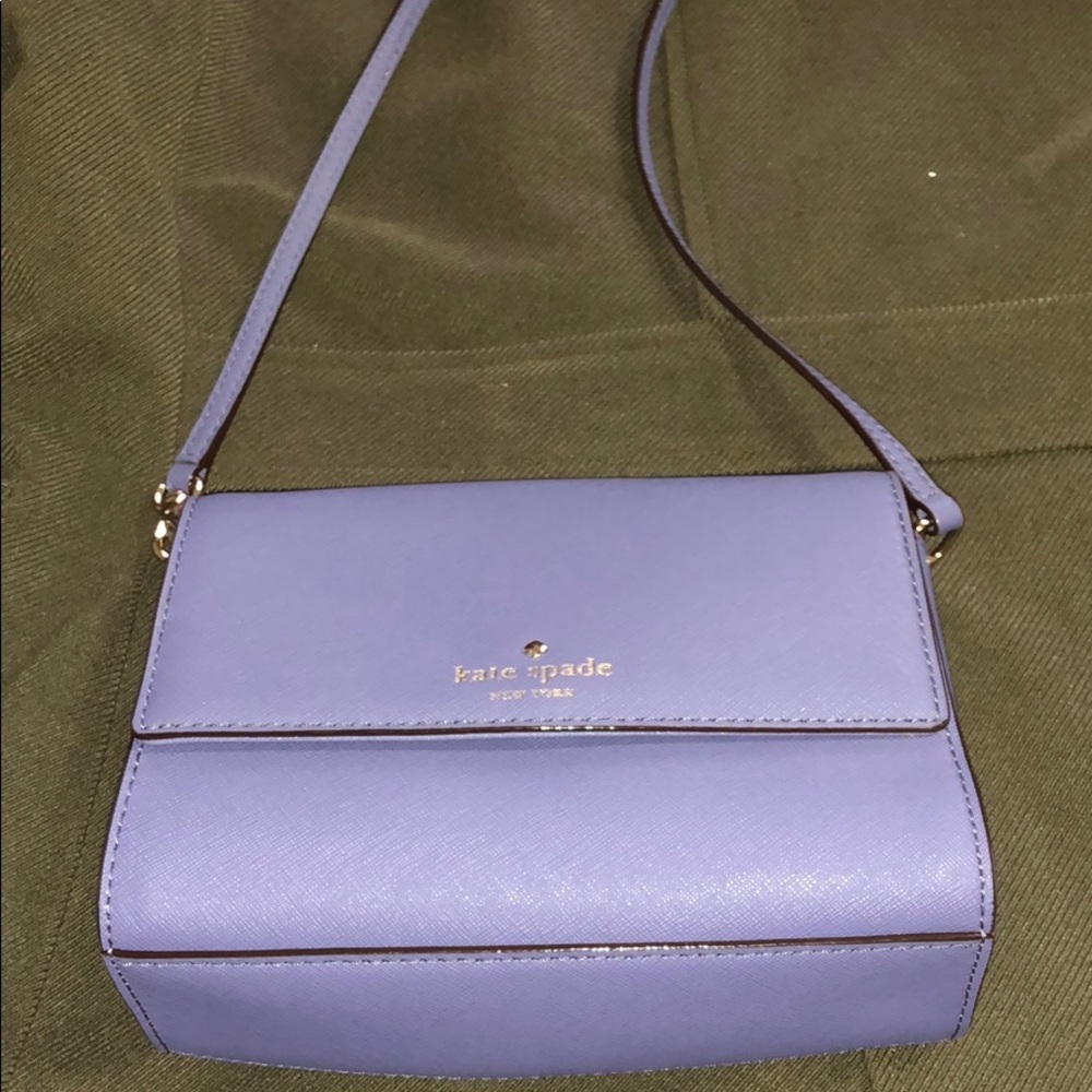 Kate spade light purple cross body bag